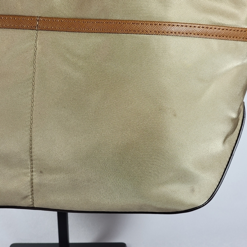 KORS Michael Kors Tan and Beige Nylon Tote - Picture 4 of 7